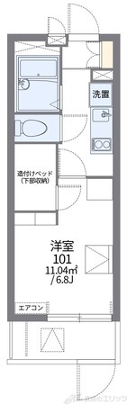 レオパレスNEW BROADの物件間取画像